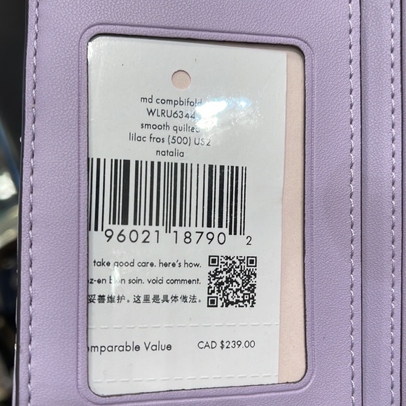Kate Spade Natalia Medium Compact Bifold Wallet
Lilac Frost - Picture 6 of 16